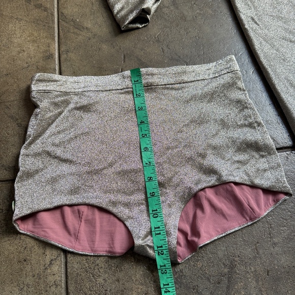 Vivienne Westwood 3105$ A/W 2014 NWT Silk Metallic Dress w/ Shorts - Picture 5 of 16